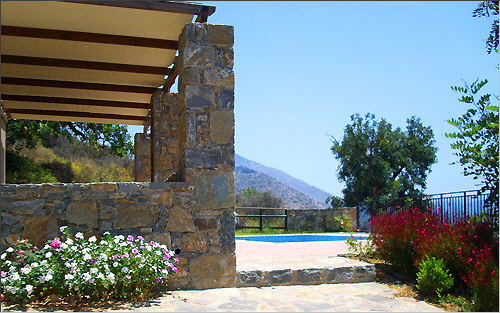 Villa (5) - Terrace and swimming pool
